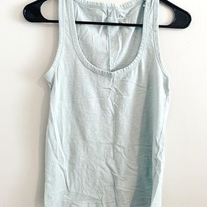 Light mint-blue JCrew tank top